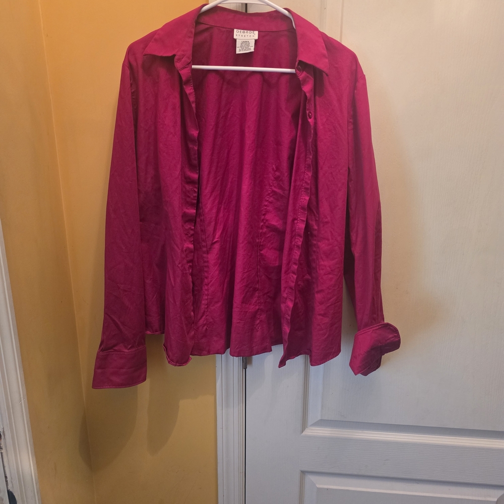 George Stretch Red Apple Shirt